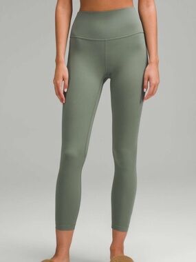 Lululemon Align Crop 23 Grey Eucalyptus